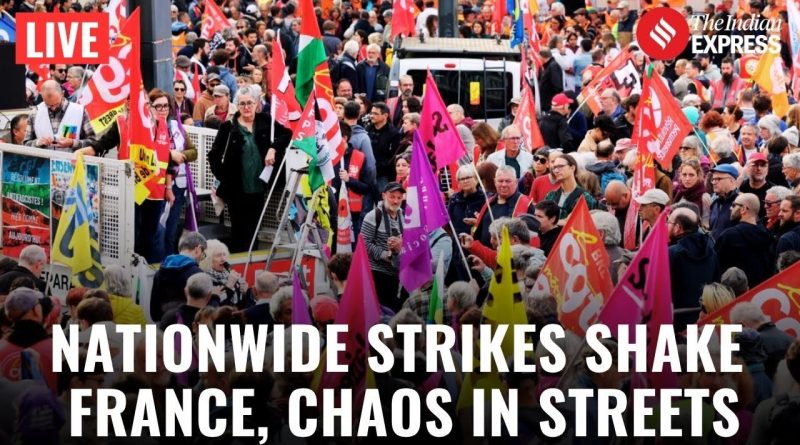 Grèves en France : Manifestations massives dans les rues de Paris