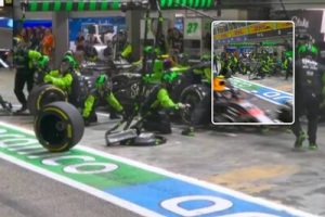 Grosse frayeur à Singapour: un pilote frôle un mécanicien à grande vitesse dans la pitlane