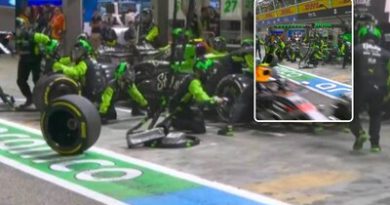 Grosse frayeur à Singapour: un pilote frôle un mécanicien à grande vitesse dans la pitlane