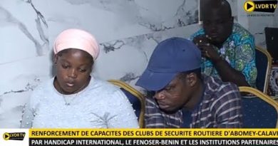 Handicap International : Renforcement des clubs de sécurité routière à Abomey-Calavi