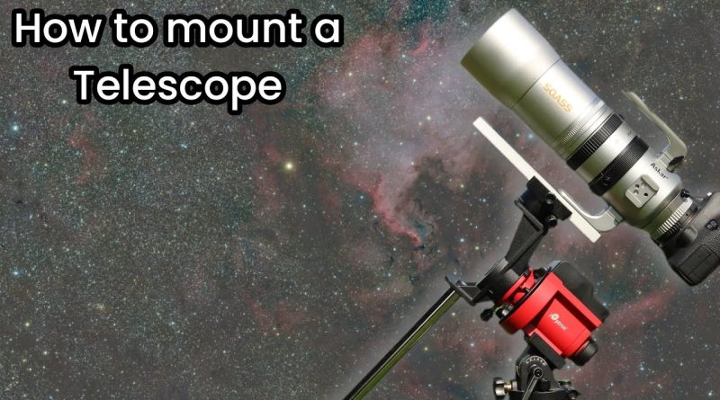 How to Mount a Telescope on the iOptron SkyGuider Pro