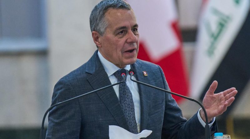 Ignazio Cassis salue une « position commune » sur Gaza après sa tournée au Moyen-Orient