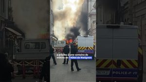 Incendie d'une camionnette près de Matignon