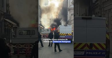 Incendie d'une camionnette près de Matignon