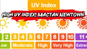 Indice UV élevé aujourd'hui à Mactan Newtown !