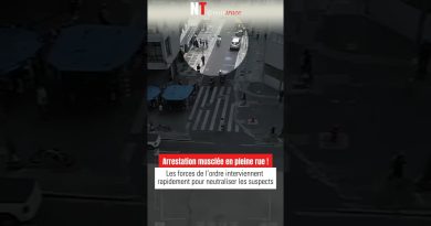 Intervention policière musclée : arrestation en pleine rue