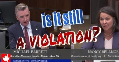Is that still lobbying? Is that not a violation in spirit of the Lobbying Act?