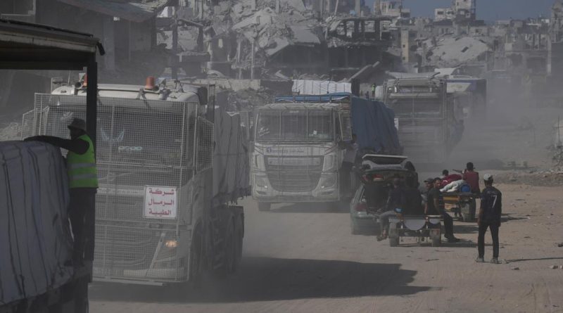 Israël suspend l'entrée de l'aide humanitaire dans la bande de Gaza | RTS