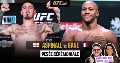 J-1 GANE VS ASPINALL : PESÉE & FACE À FACE EN DIRECT UFC 321
