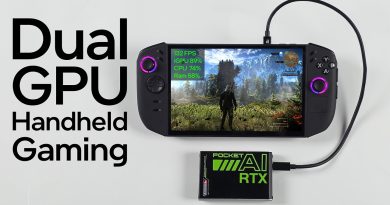 Jeux sur console portable : Dual GPU alimenté par batterie !