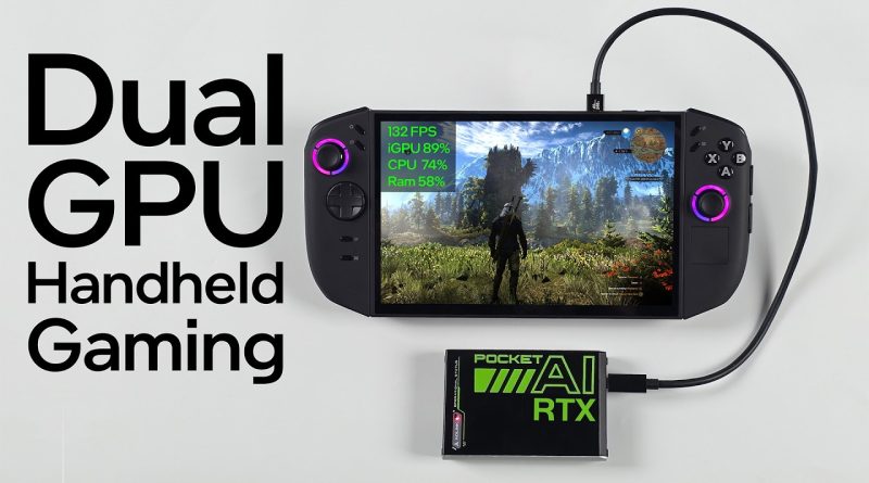 Jeux sur console portable : Dual GPU alimenté par batterie !