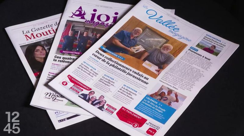 La Gazette de Moutier, troisième journal gratuit dans la région malgré la crise de la presse écrite | RTS