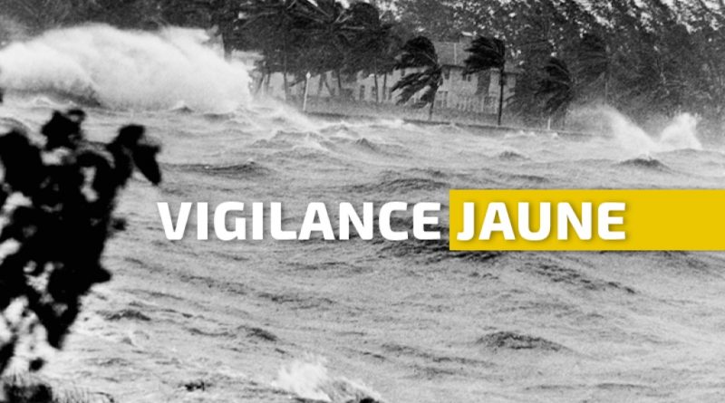 La Guadeloupe toujours en vigilance jaune fortes pluies et orages, et fortes vagues-submersion