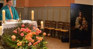 La Tagnière. Église : après six mois de restauration, le tableau La Vierge à l’enfant est de retour