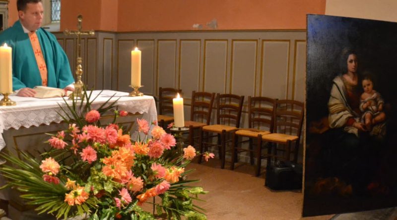 La Tagnière. Église : après six mois de restauration, le tableau La Vierge à l’enfant est de retour