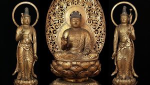 La triade d’Amida du temple Jôraku-ji