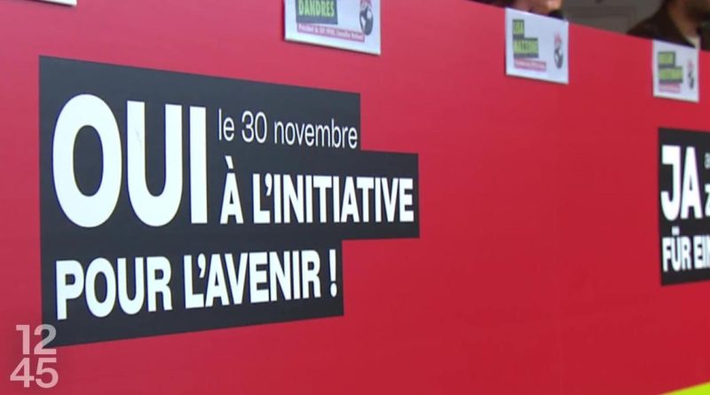 Lancement de la campagne sur l’initiative des Jeunes socialistes "Pour l’avenir"