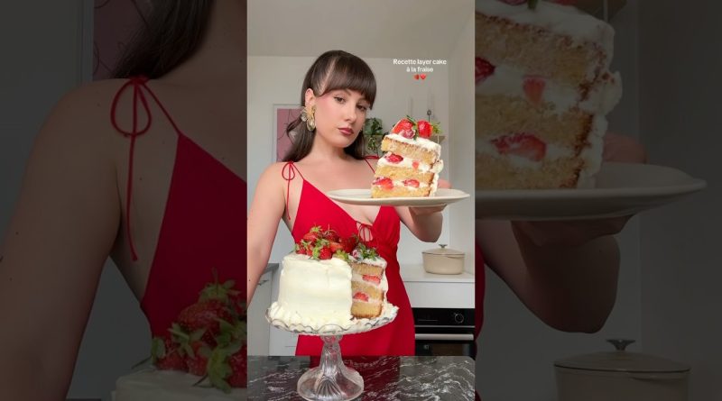 Layer cake fraise et mascarpone : un délice à savourer !