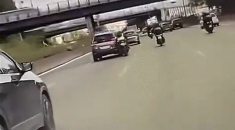 Le motard percuté par une voiture de police sur la A4 porte plainte pour tentative de meurtre