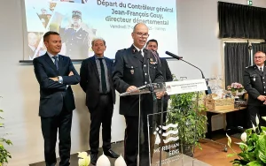 Le patron des pompiers du Morbihan Jean-François Gouy sur le départ