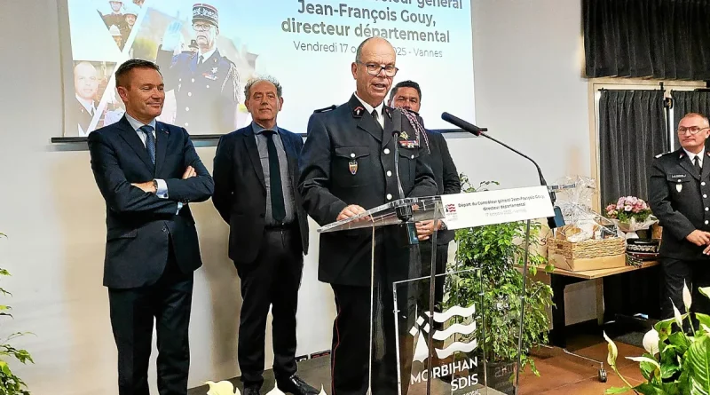 Le patron des pompiers du Morbihan Jean-François Gouy sur le départ