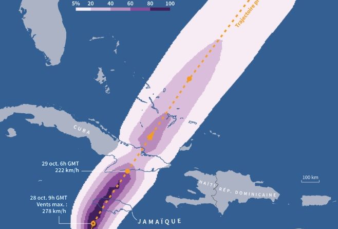 Le puissant ouragan Melissa se dirige vers Cuba après avoir frappé la Jamaïque