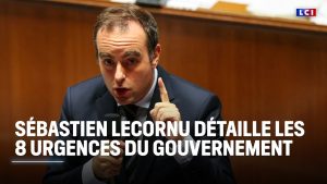 Les 8 priorités du gouvernement selon Sébastien Lecornu