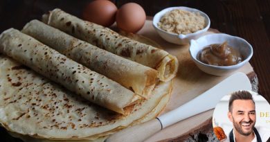 Les crêpes inspirées par Cyril Lignac