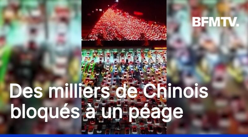 Les images des embouteillages monstres en Chine pour le retour des vacances de la fête nationale