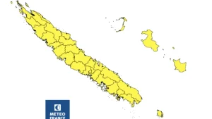 Météo : Vigilance jaune et risques d'averses orageuses en Nouvelle-Calédonie