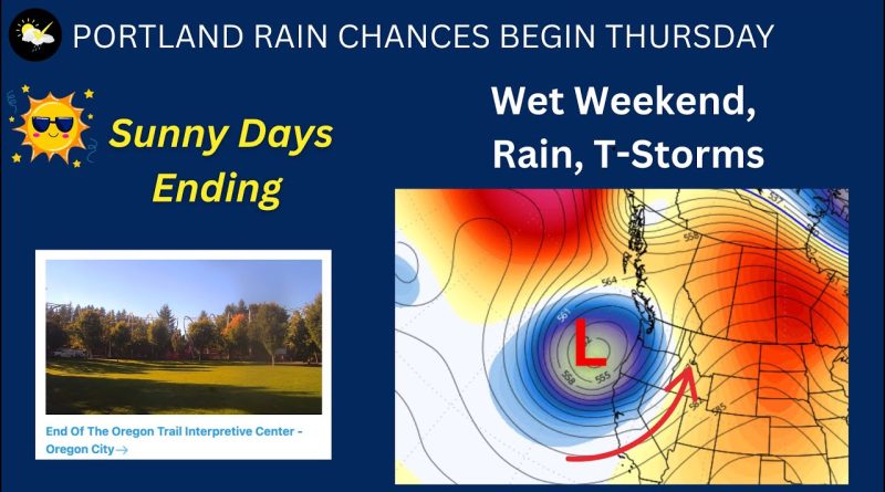 Météo à Portland : un week-end pluvieux en perspective !