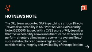 October 2025 SAP Security Notes: Patch Tuesday Overview