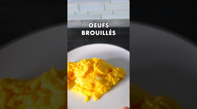 Oeufs brouillés en inox : un délice à découvrir ! #shorts