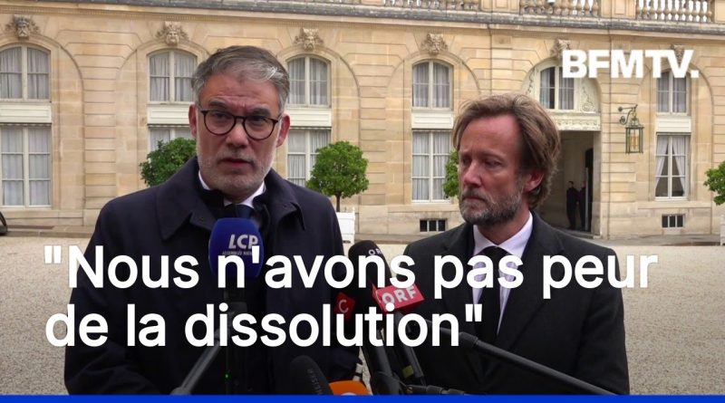 Olivier Faure fait le point après sa réunion avec Macron