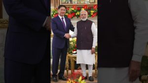 PM Modi et le Président mongol Khurelsukh se rencontrent à New Delhi