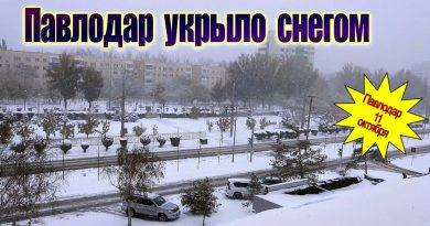 Pavlodar enseveli sous la neige en une nuit !