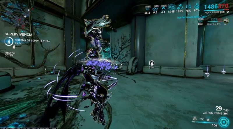 Plafond de dégâts Verglas dans Warframe