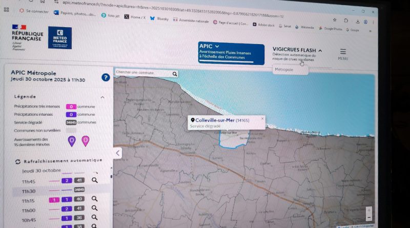 Pluies intenses : Météo France lance une prévision à 3 heures par commune avec le service Apic