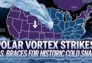 Polar Vortex Strikes: U.S. Braces for Historic Cold Snap!#USColdSnap#FreezeAlert#ArcticOutbreak