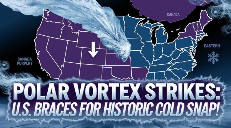 Polar Vortex Strikes: U.S. Braces for Historic Cold Snap!#USColdSnap#FreezeAlert#ArcticOutbreak