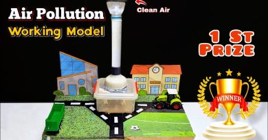 Pollution Control Science Working Model || Air Pollution Control Science Project! 🏆