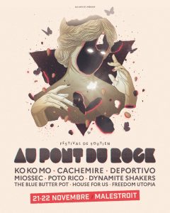 Malestroit : affiche du concert de soutien au Pont du Rock - Les Infos du Pays Gallo