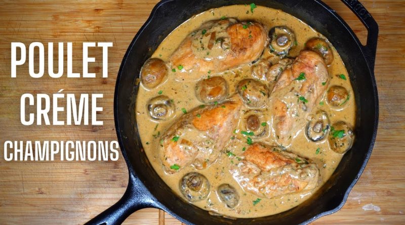 Poulet Crémeux aux Champignons : Un Plat Réconfortant