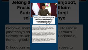 Prabowo : Un an après, il tient ses promesses de campagne