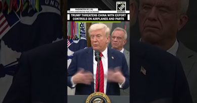 President Trump threatens CHINA with an export control on both airplanes and airplane parts