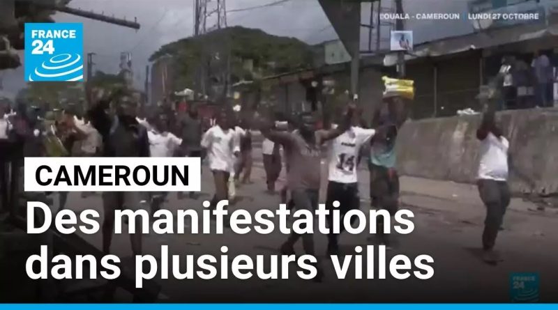 Présidentielle au Cameroun : manifestations dans plusieurs villes