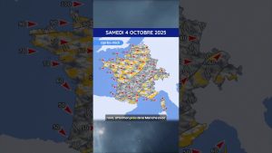 Prévisions Météo : 4 au 6 Octobre 2025