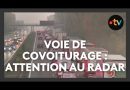 Radar en vue sur la voie de covoiturage de l'A1