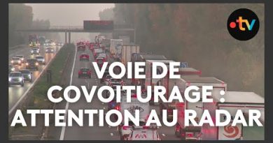 Radar en vue sur la voie de covoiturage de l'A1