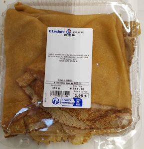 Rappel Consommateur - Détail Crêpes x6 et crêpes x4 Sans Marque